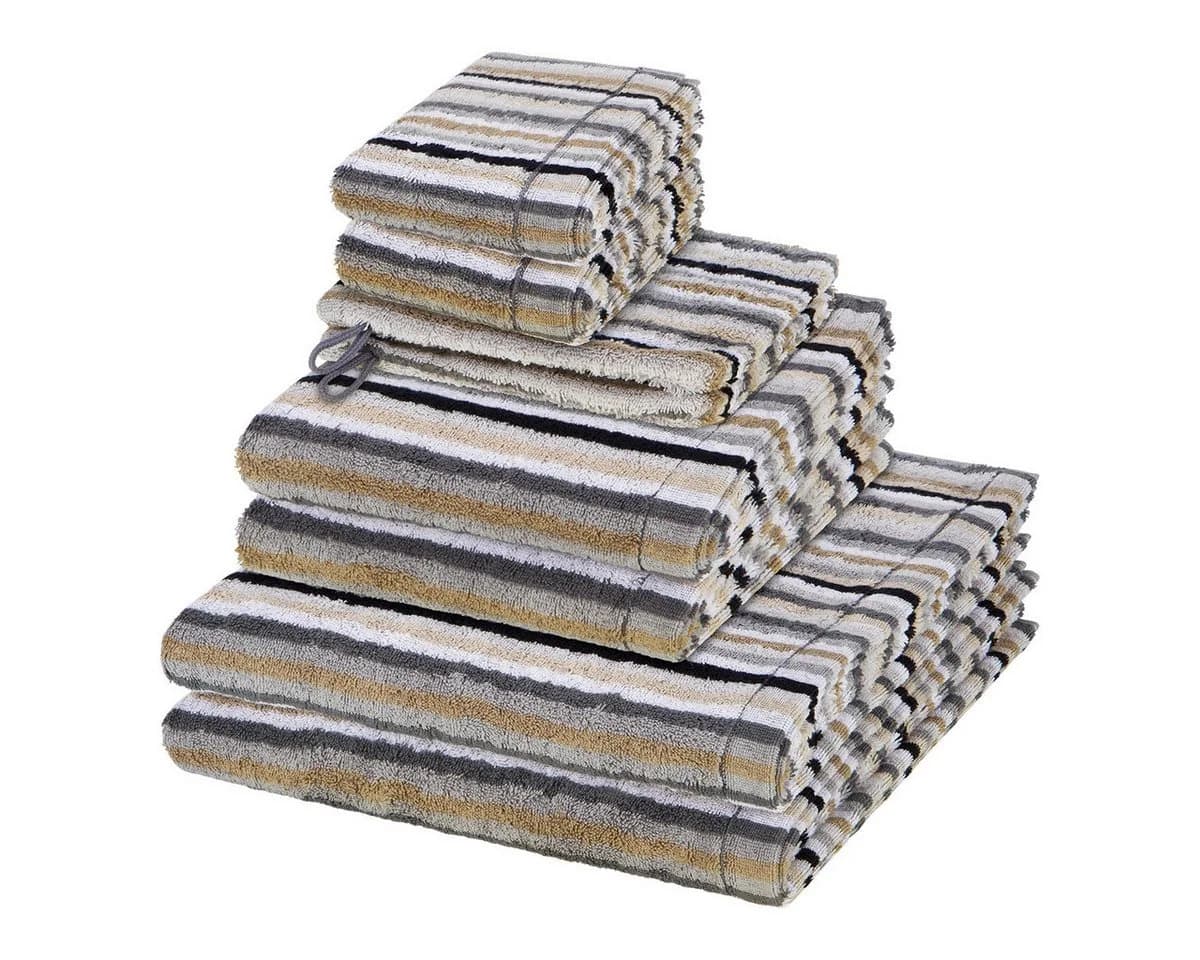 Cawö Handtuch Set Lifestyle 8-tlg. Grau Frottee - Bild 2