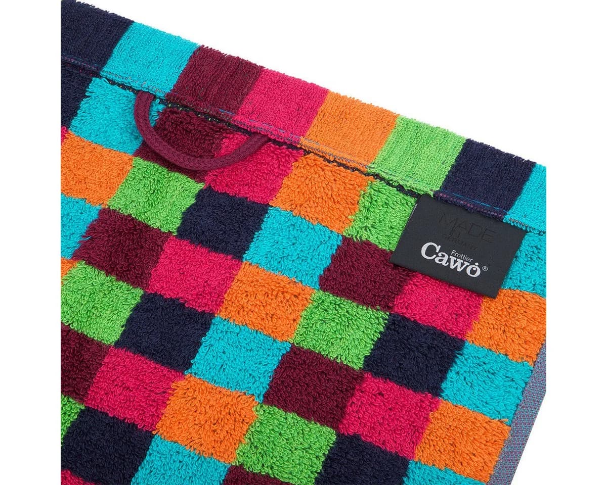Cawö Handtuch Set Lifestyle 8-tlg. Bunt Walkfrottee Baumwolle