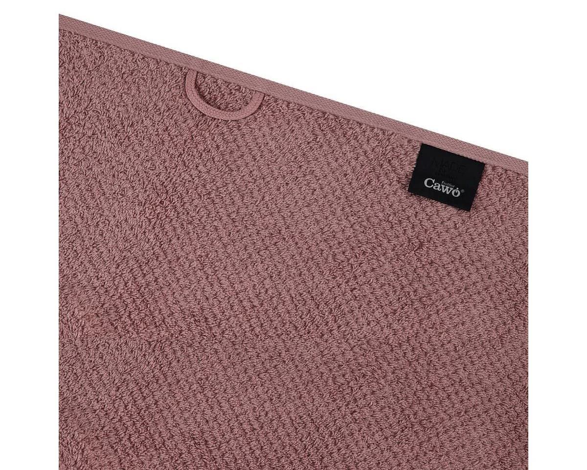 Cawö Handtuch Set Pure 2-tlg. Duschtuch Baumwolle Rosa
