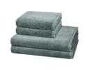 Cawö Handtuch Set Pure 4-tlg. Walkfrottee Baumwolle Grün Bild 2
