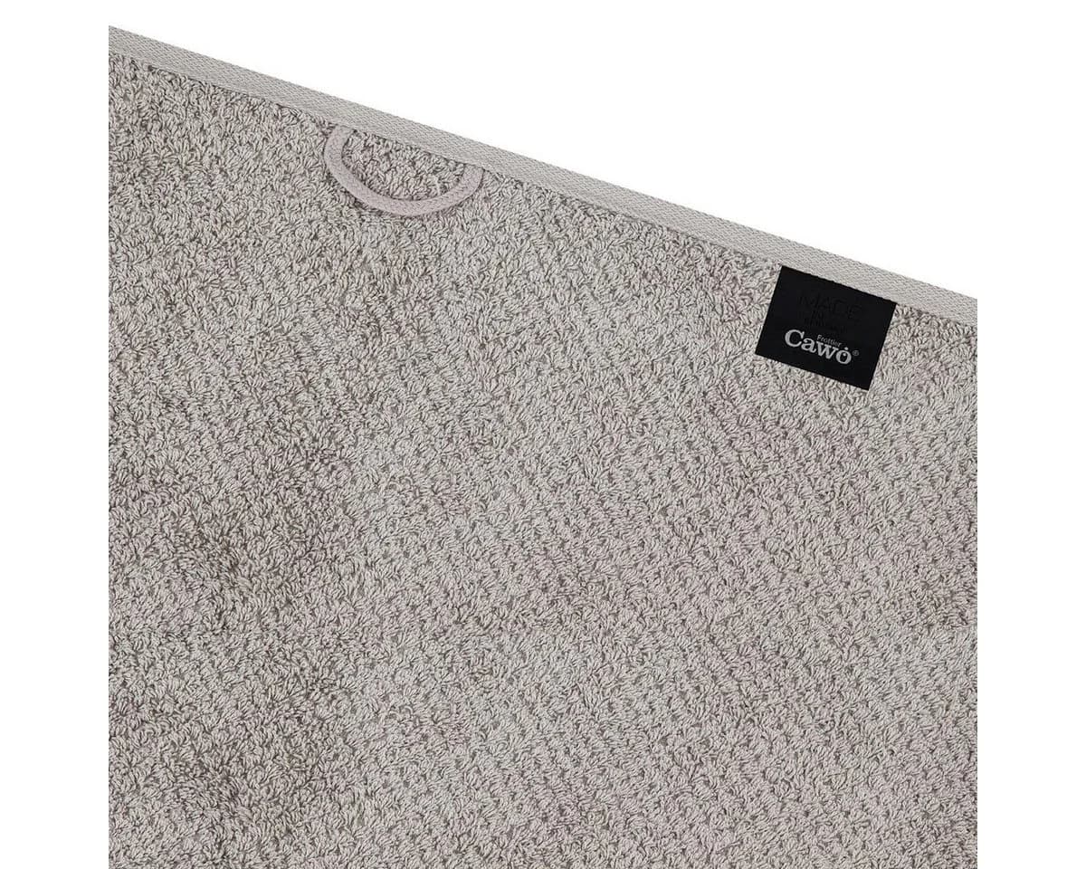 Cawö Handtuch Set Pure 6-tlg. Grau Walkfrottee