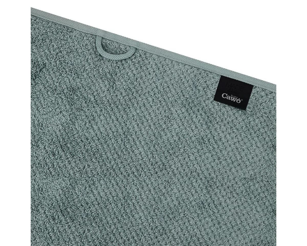 Cawö Handtuch Set Pure 8-tlg. Grün Baumwolle Walkfrottee