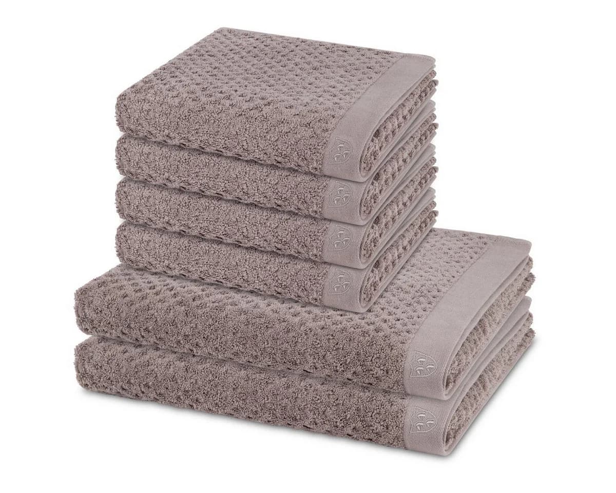 ROSS Handtuch Set Harmony 6-tlg. Grau Walkfrottee - Bild 2