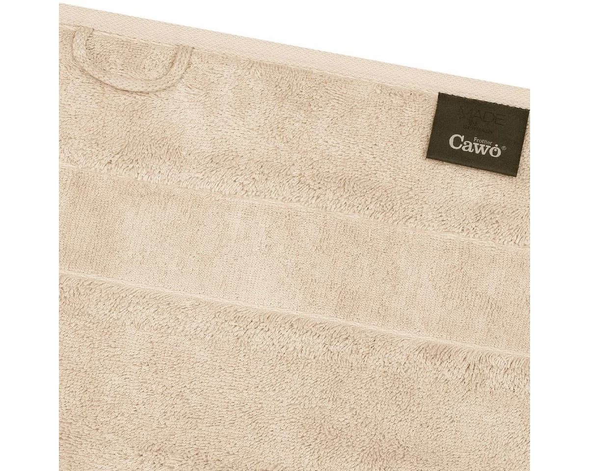 Cawö Handtuch Set Noblesse 6-tlg. Sand Walkfrottee Baumwolle - Bild 3