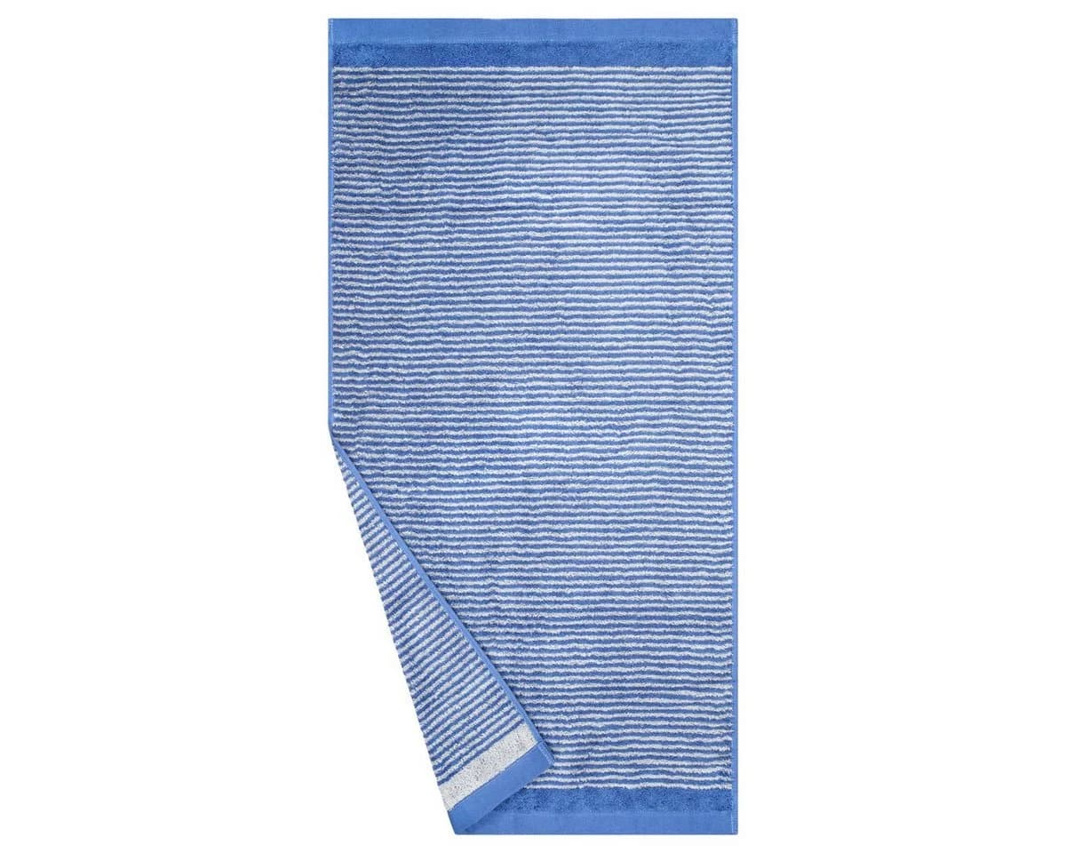 ROSS Handtuch Set Stripes 4-tlg. Frottee Baumwolle Blau