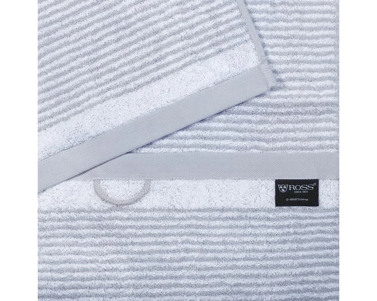 ROSS Handtuch Set Stripes Grau Frottee 6-tlg. 100% Baumwolle - Bild 3