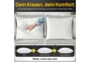LILENO HOME Kopfkissen 50x50 cm Polyesterfüllung Allergikergeeignet Bild 1