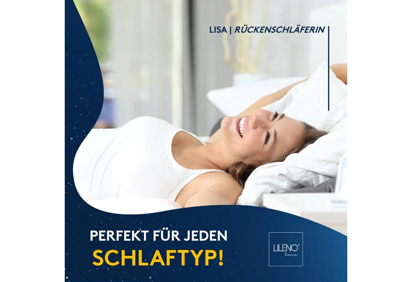 LILENO HOME Microfaserkissen 40x80 cm MEDIUM 450g Füllung Allergikergeeignet - Bild 3