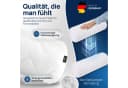 LILENO HOME Nackenrolle 15x40 cm - Gestepptes Kopfkissen Made in Germany Bild 4