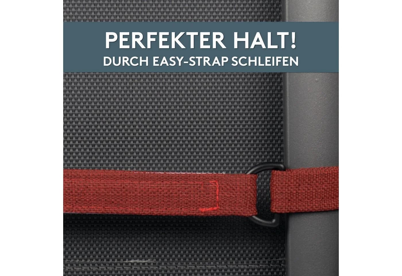 LILENO HOME Polsterauflage Niedriglehner 2er Set Rot wasserabweisend - Bild 5