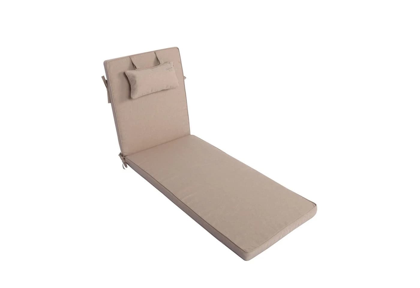 LILENO HOME Liegenauflage mit Kopfkissen Taupe für Rollliegen - Bild 2