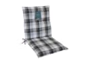 LILENO HOME Polsterauflage Niedriglehner Grau Karo Bild 2