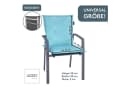 LILENO HOME Polsterauflage Niedriglehner Blätter Aqua Bild 1
