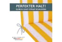 LILENO HOME Hochlehnerauflage Gartenstuhl Auflage Gelb Bild 4