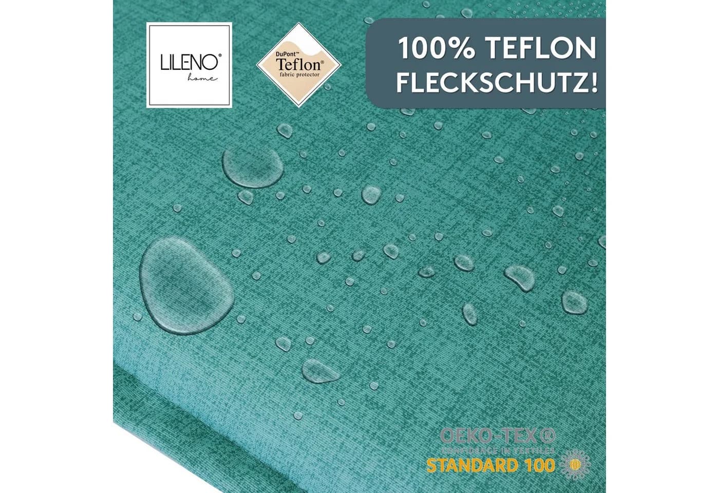 LILENO HOME Liegenauflage Türkisgrün für Rollliegen - Bild 4