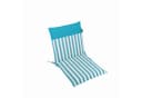 LILENO HOME Polsterauflage Gartenstuhl Niedriglehner Streifen Aqua Bild 2