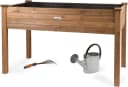 needs&wants Hochbeet aus Holz Dunkel-braun XL Bild 2
