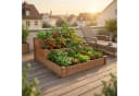 needs&wants® Hochbeet Stufenbeet groß braun aus Holz Bild 1