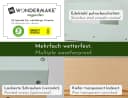 WONDERMAKE Vogelhaus XL Metall & Holz wetterfest türkis-grau Bild 4