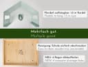WONDERMAKE Vogelhaus XL Metall & Holz wetterfest türkis-grau Bild 5