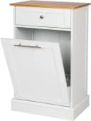 WONDERMAKE® Wäscheschrank aus Holz/Bambus, Weiß Bild 3