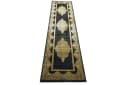 Carpetia Teppich Wohnzimmer Kurzflor Ornamente Schwarz Gold Bild 4