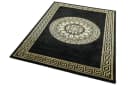 Carpetia Teppich Wohnzimmer Mäander Muster Schwarz-Gold Bild 1
