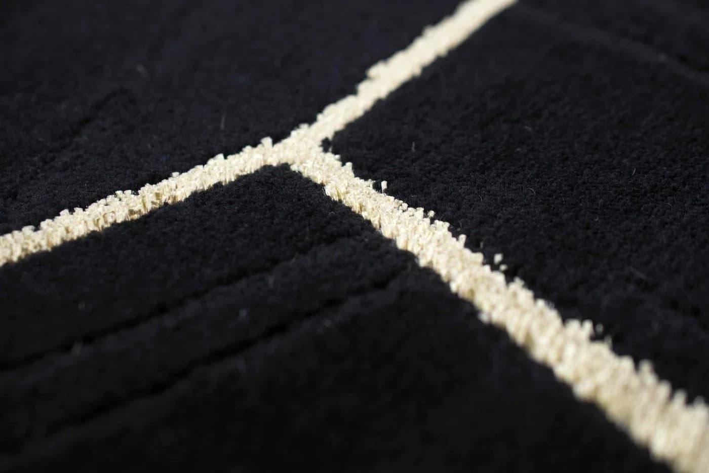 Carpetia Teppich Schwarz Gold Grau Geometrisches Muster Modern - Bild 5
