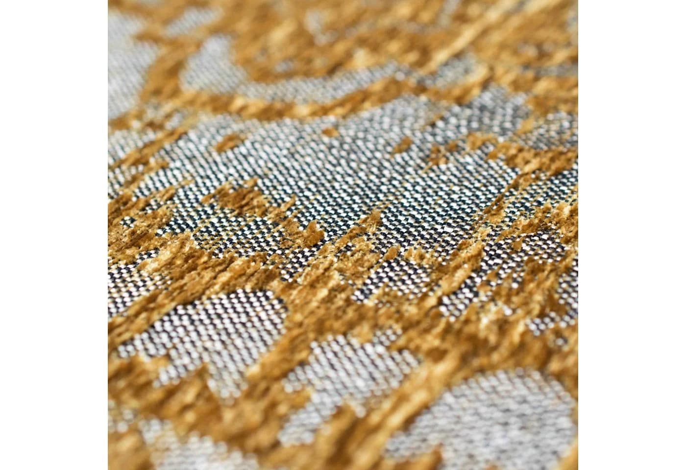 Carpetia Teppich Modernes Musterdesign Gold/Silber - Bild 3