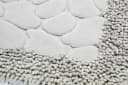 Carpetia Badematten Set 2-teilig Steinoptik Rutschfest Waschbar Grau Bild 3