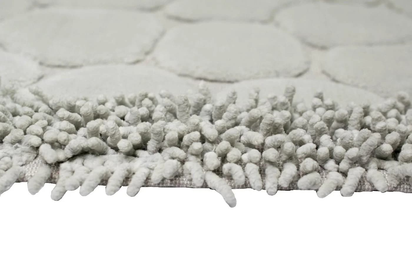Carpetia Badematten Set 2-teilig Steinoptik Rutschfest Waschbar Grau - Bild 5