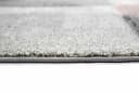 Carpetia Teppich Flur Wohnzimmer modernes Karomuster creme rosa grau Bild 5