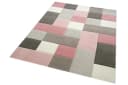 Carpetia Teppich Designer Karo Creme Pink Grau Modern Bild 1