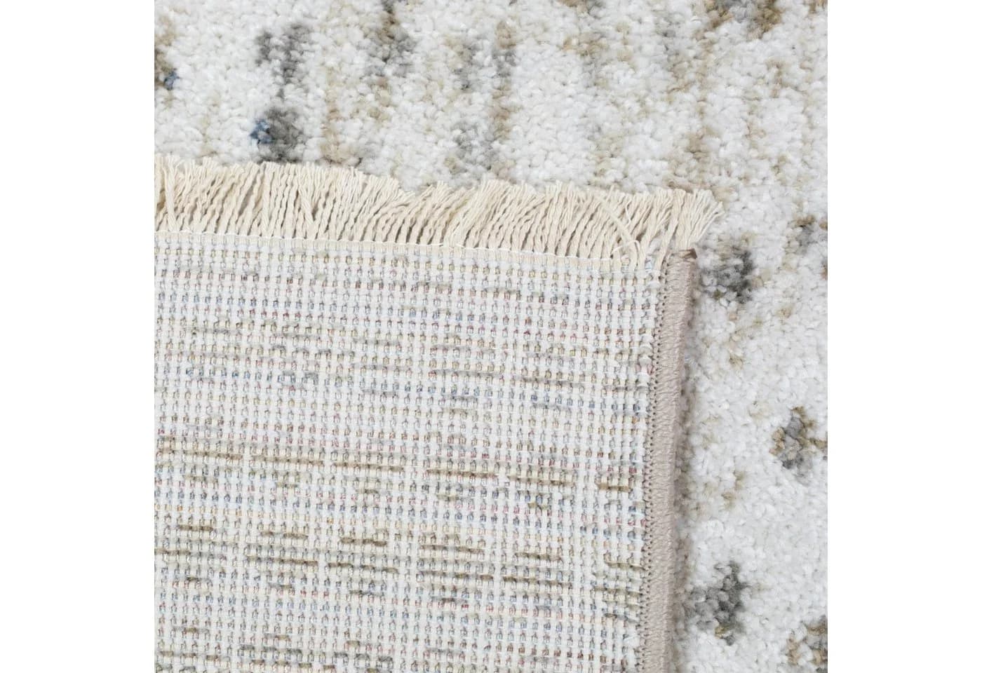 Carpetia Teppich Landhausstil Rautenmuster Beige/Blau - Bild 4