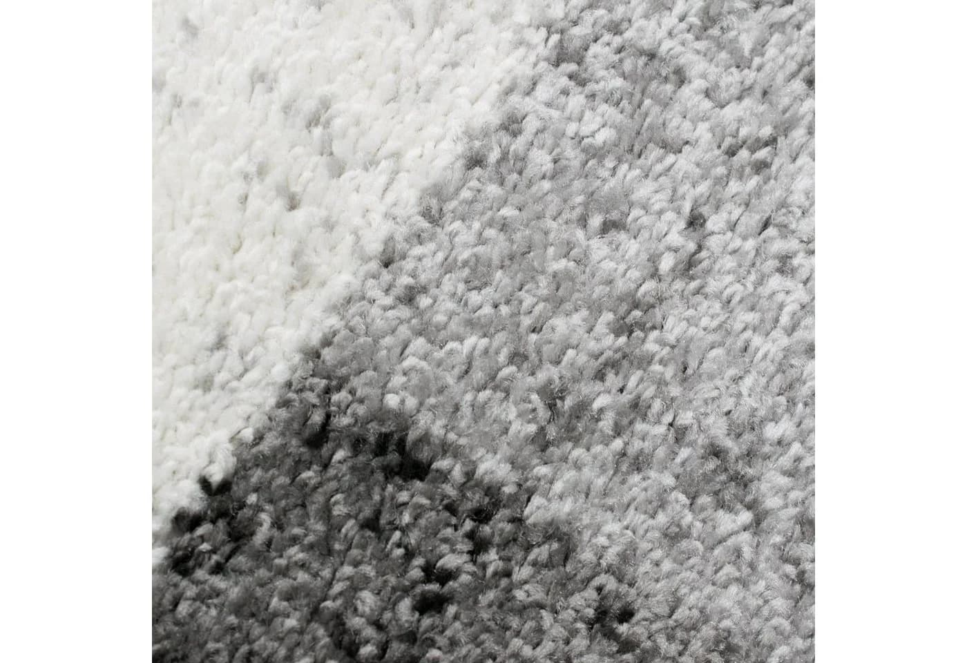 Carpetia Teppich Modern Abstraktes Karo-Muster Creme Anthrazit