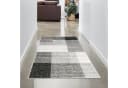 Carpetia Teppich Modern Abstraktes Karo-Muster Creme Anthrazit Bild 2