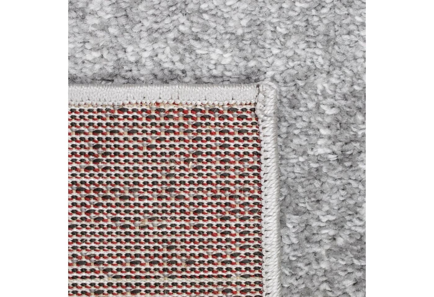 Carpetia Teppich Modern Abstraktes Karo-Muster Creme Anthrazit - Bild 4