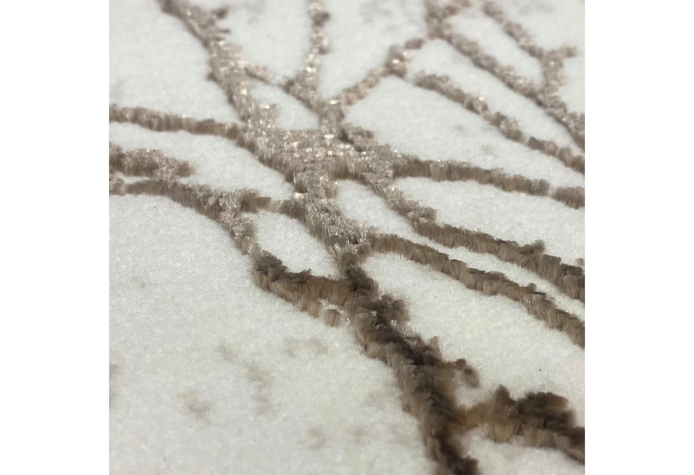 Carpetia Designerteppich Modern Abstrakt Creme Braun - Bild 4