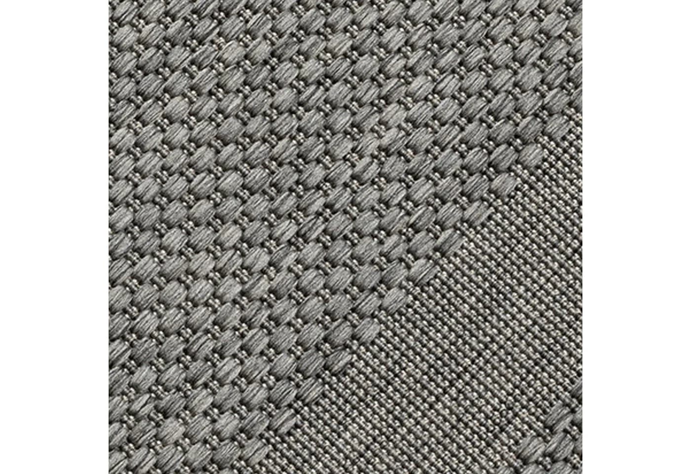 Carpetia Outdoorteppich Grau Bordüre dunkelgrau Polypropylen - Bild 4