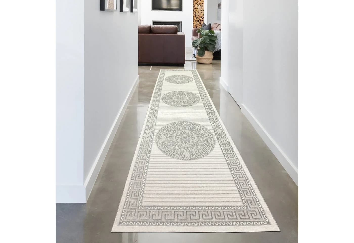 Carpetia Teppich Orientalisch Grau Anthrazit Modern