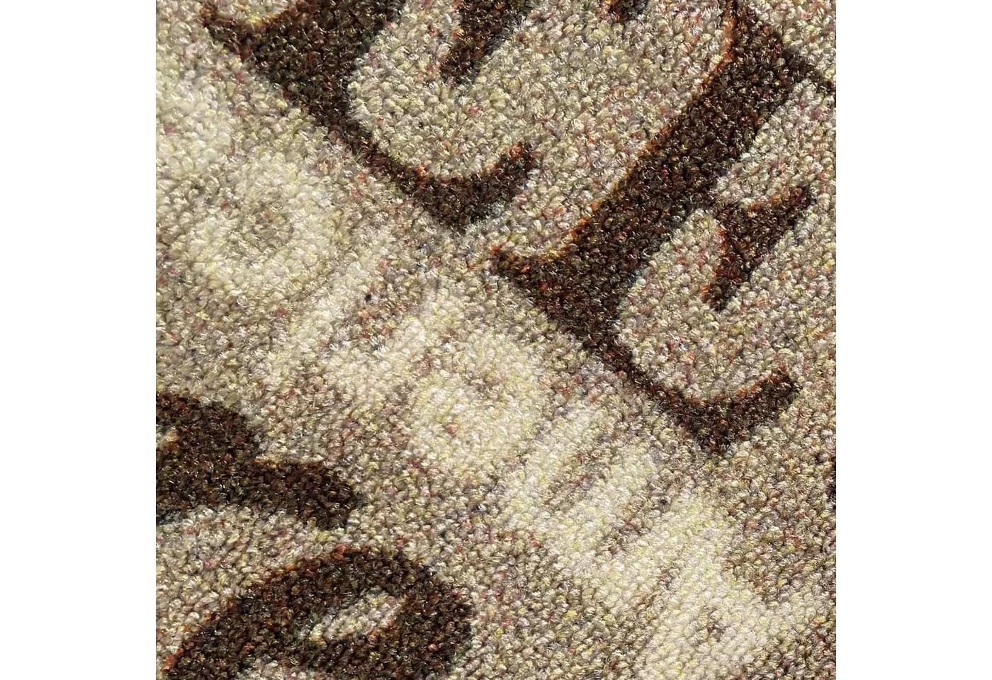 Carpetia Küchenläufer Modern 5 mm Höhe Rutschhemmend Beige/Braun - Bild 3