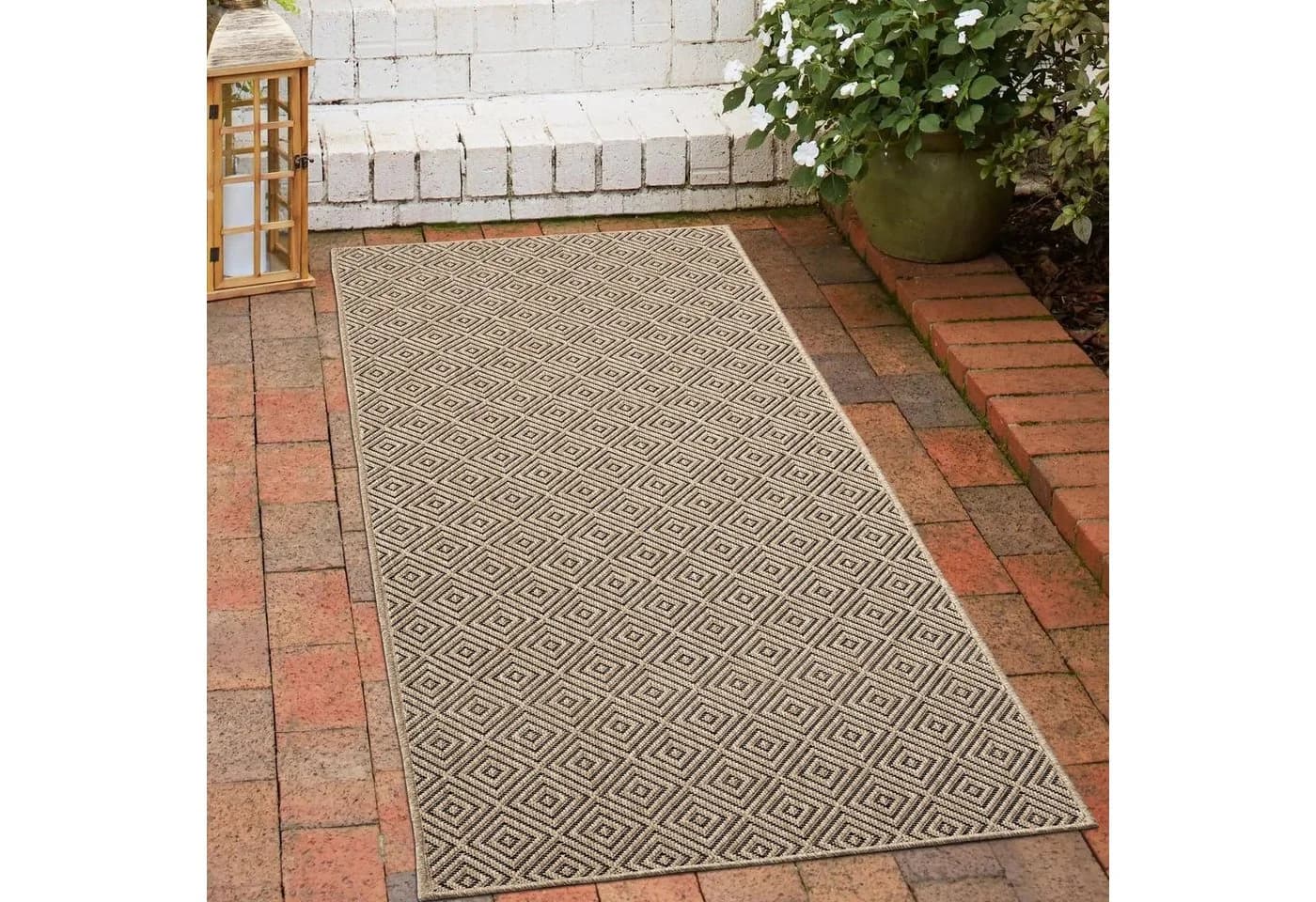 Carpetia Outdoorteppich Jute-Look Beige Innen & Außen