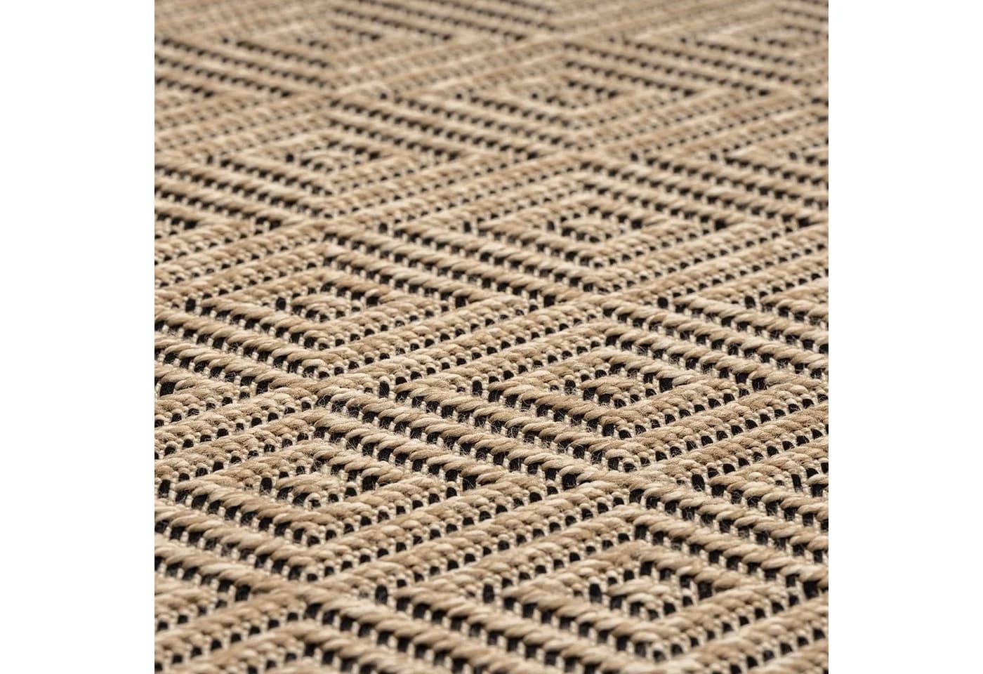 Carpetia Outdoorteppich Jute-Look Beige Innen & Außen - Bild 4