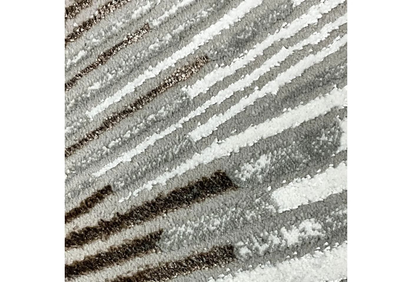 Carpetia Teppich Abstraktes Muster Silber-Bronze - Bild 3