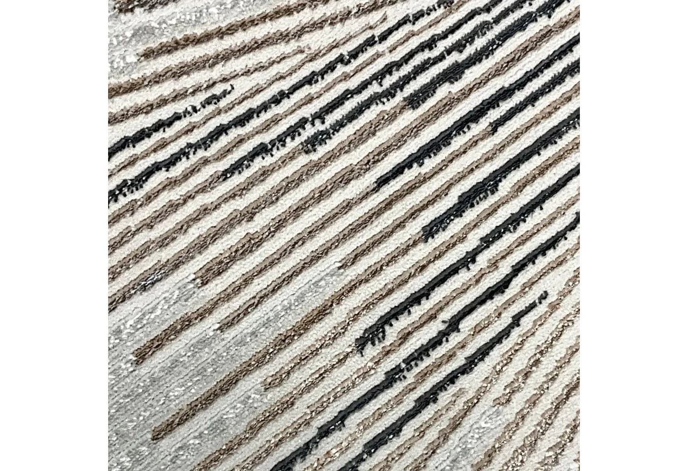 Carpetia Teppich Abstraktes Muster Silber-Bronze - Bild 4