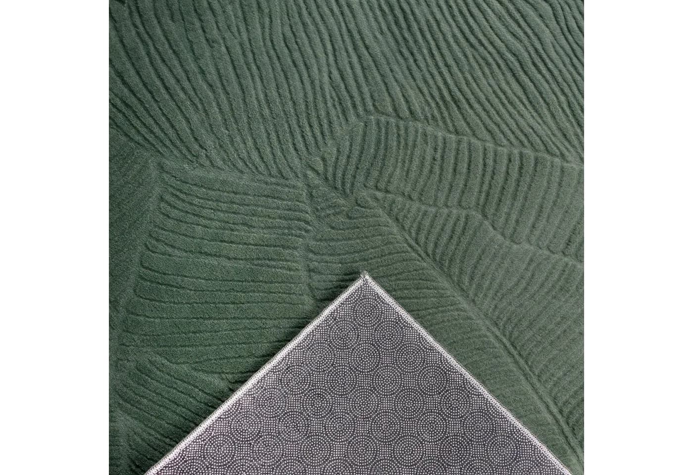 Carpetia Teppich 3D Hoch-Tief-Effekt Grün Kurzflor - Bild 5