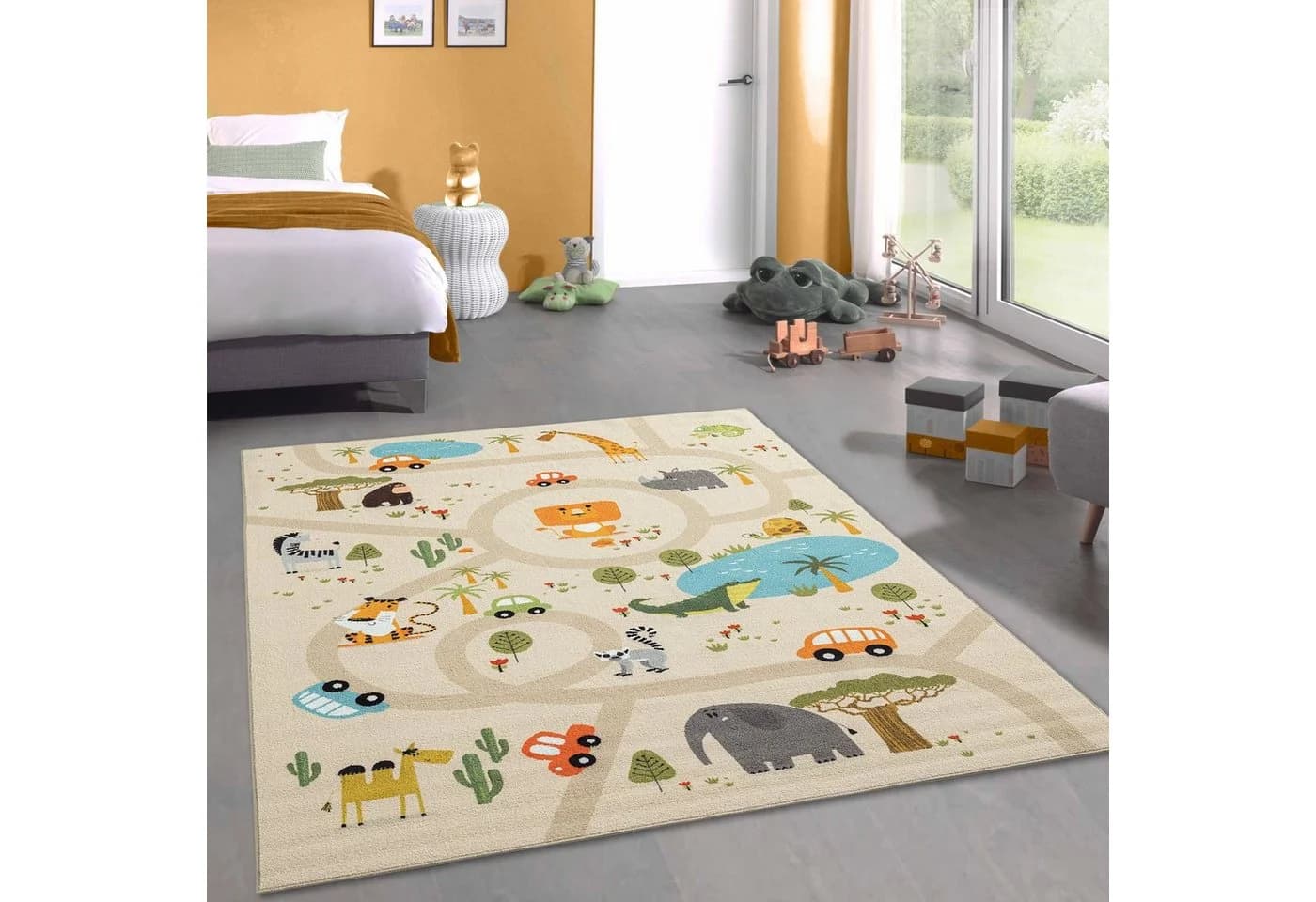 Carpetia Kinderteppich Safari Beige - Bild 2