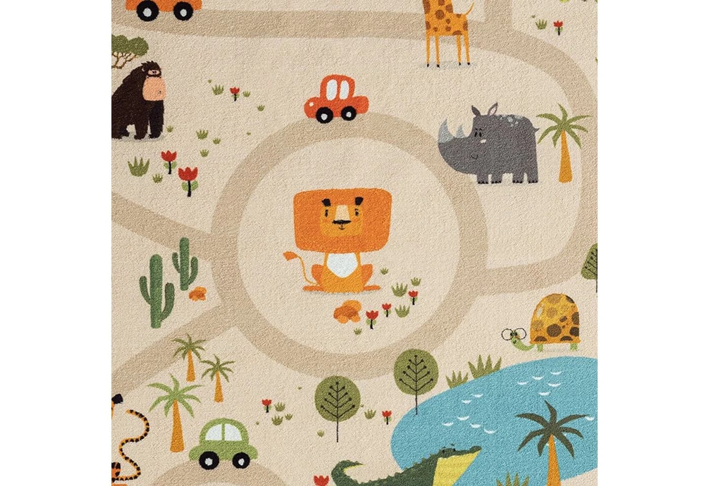 Carpetia Kinderteppich Safari Beige - Bild 3