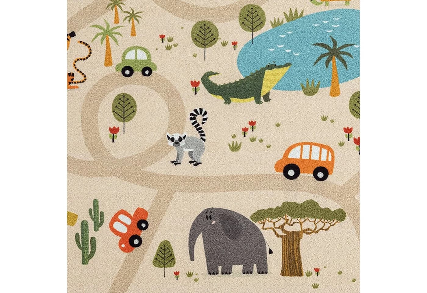 Carpetia Kinderteppich Safari Beige - Bild 4