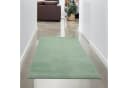 Carpetia Teppich Uni Grün 16mm Florhöhe Super Soft Bild 1
